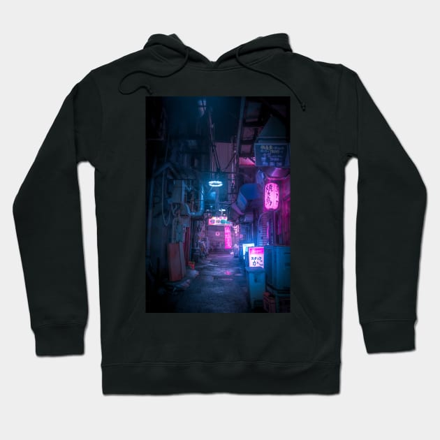 Dark City vibes in Tokyo Hoodie by TokyoLuv